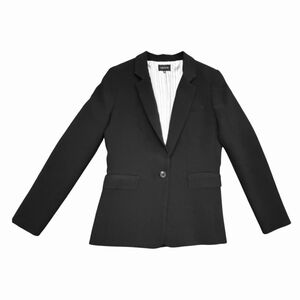 Women's 1.STATE Classic Black One Button Blazer Size 10